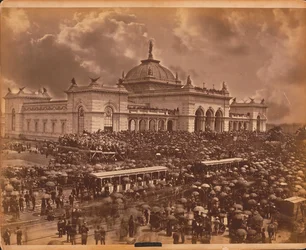 Openingsdag: de redenaars, 1876